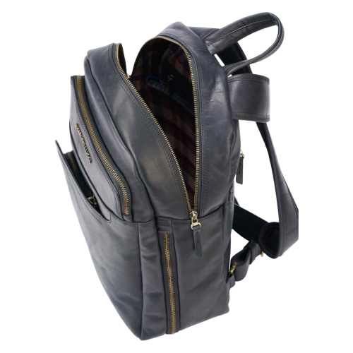 Рюкзак чоловічий шкіряний Tony Bellucci T5281-C01 чорний