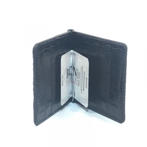 Гаманець-затискач для грошей чоловічий під крокодилячу шкіру Bond 554