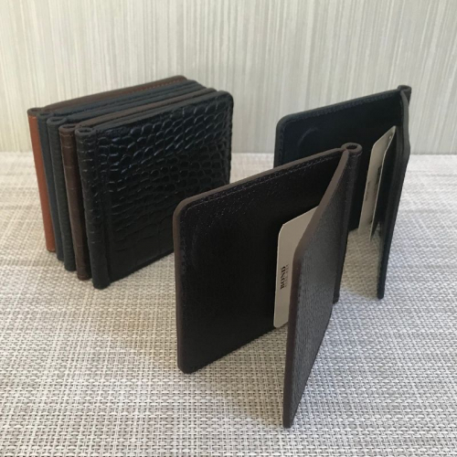 Гаманець-затискач для грошей чоловічий під крокодилячу шкіру Bond 554