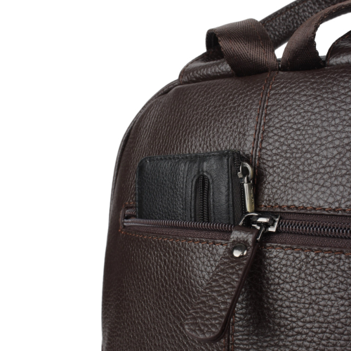 Рюкзак жіночий шкіряний Tony Bellucci 0061-286 темно-коричневий