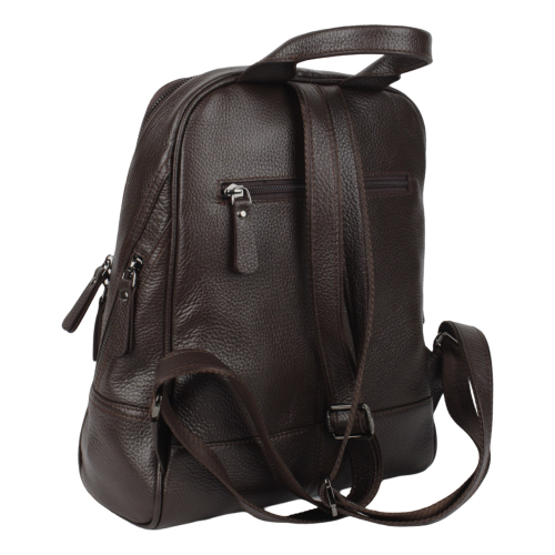 Рюкзак жіночий шкіряний Tony Bellucci 0061-286 темно-коричневий