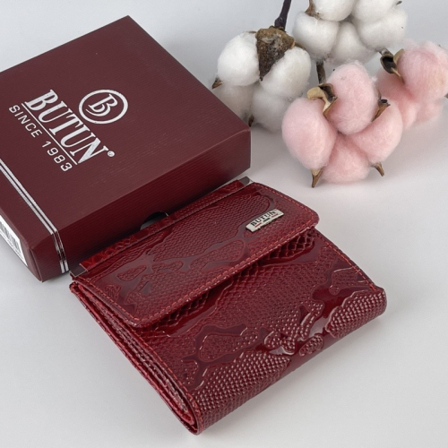 Кошелек женский кожаный Butun 590-008 006 красный