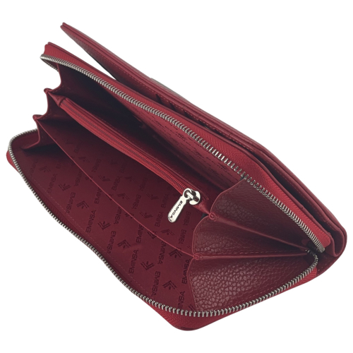 Гаманець жіночий шкіряний Eminsa 2151 18-5 червоний