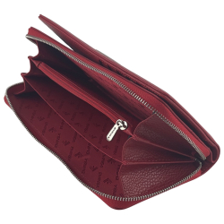 Кошелек женский кожаный Eminsa 2151 18-5 красный