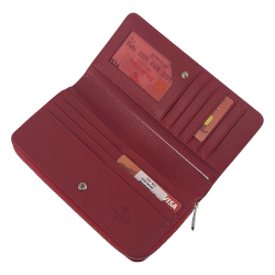 Кошелек женский кожаный Eminsa 2151 18-5 красный