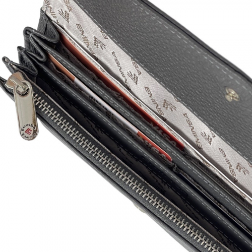 Кошелек женский кожаный Eminsa 2184 18-11 серый