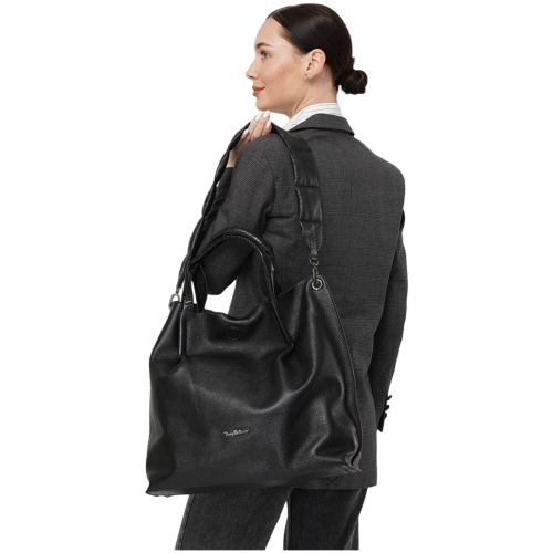 Сумка женская кожаная Tony Bellucci 0605-281 черная