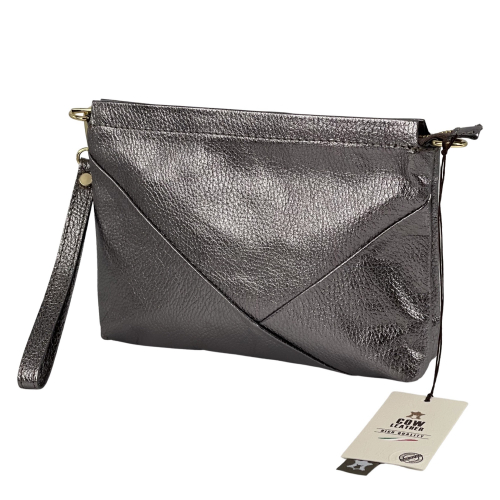 Сумка жіноча шкіряна Genuine Leather 05927 DL3 сіра