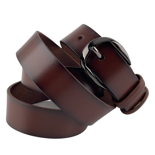 Ремень женский кожаный Кремень 05.30.00.22 125 см коричневый