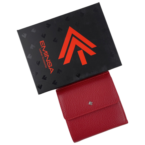 Кошелек женский кожаный Eminsa 2068 18-5 красный