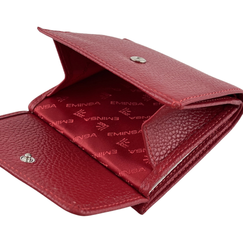 Кошелек женский кожаный Eminsa 2068 18-5 красный