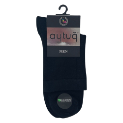 Шкарпетки чоловічі Aytug Bambu 14100 чорні Size 41-45