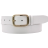 Ремень женский кожаный Кремень 05.40.00.05 белый 130 см