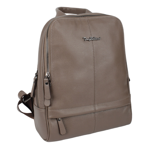 Рюкзак жіночий шкіряний Tony Bellucci 0061-213 світло-коричневий