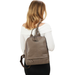 Рюкзак жіночий шкіряний Tony Bellucci 0061-213 світло-коричневий