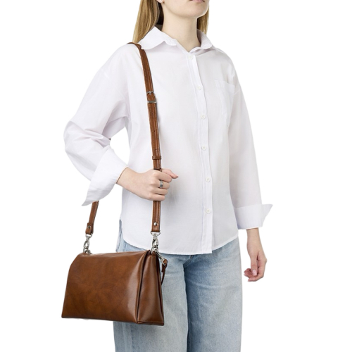 Сумка женская кожаная Vito Torelli 1065 2103 рыжая