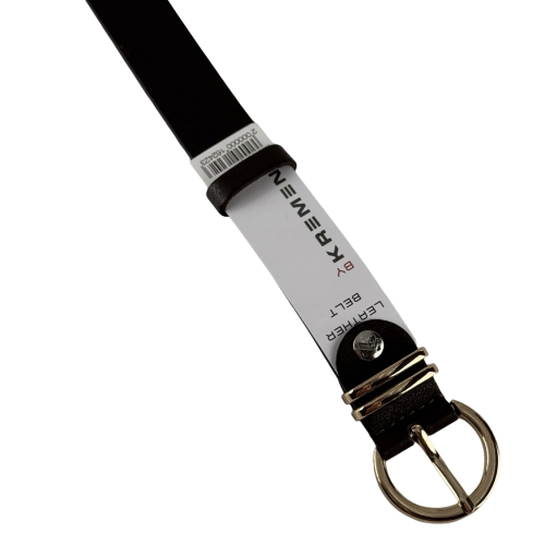 Ремень женский кожаный Кремень 05.30.75.05 коричневый 110 см (золотистая пряжка)