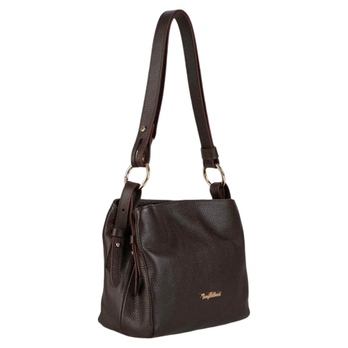 Сумка жіноча шкіряна Tony Bellucci 0653-286 темно-коричнева