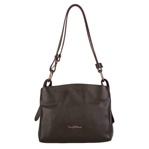 Сумка жіноча шкіряна Tony Bellucci 0653-286 темно-коричнева