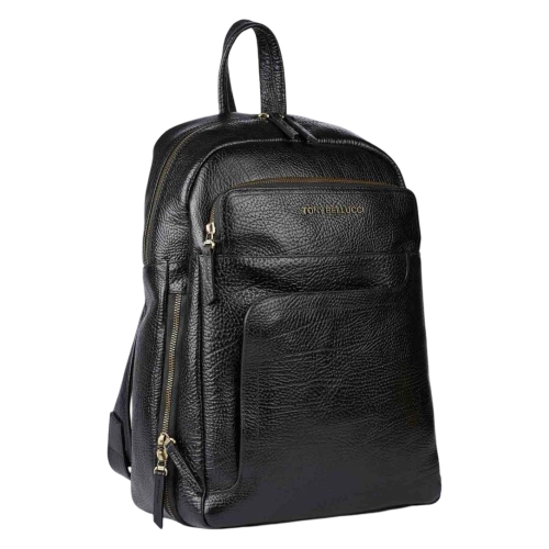 Рюкзак чоловічий шкіряний Tony Bellucci T5281-893 чорний