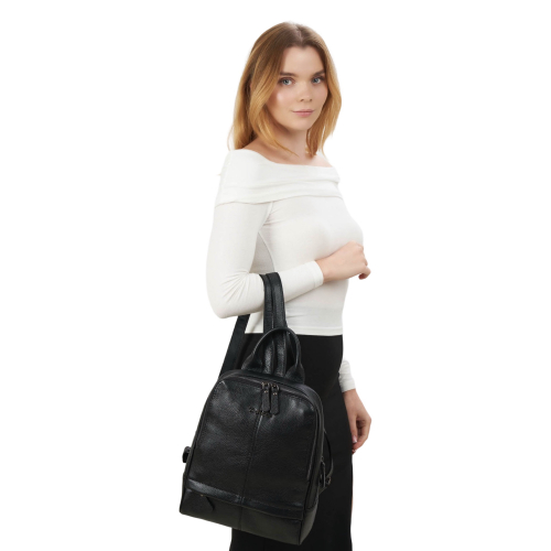 Рюкзак жіночий шкіряний Tony Bellucci 0061-281 чорний