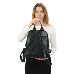 Рюкзак жіночий шкіряний Tony Bellucci 0061-281 чорний