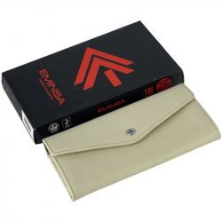 Кошелек женский кожаный Eminsa 2184 37-9 молочный