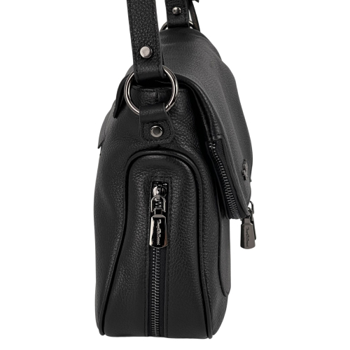 Сумка жіноча шкіряна Tony Bellucci 0663-281 чорна