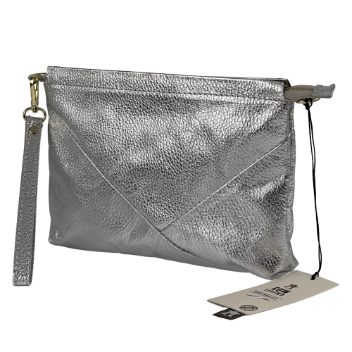 Сумка жіноча шкіряна Genuine Leather 05927 DL1 срібна