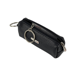 Ключница кожаная Eminsa 1520 18-1 черная