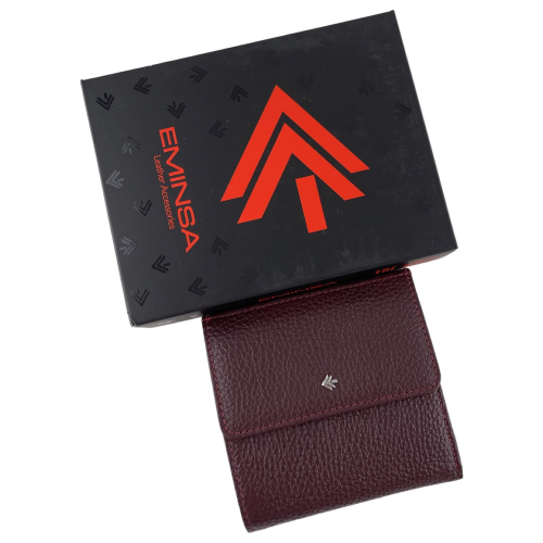 Кошелек женский кожаный Eminsa 2068 18-6 бордовый