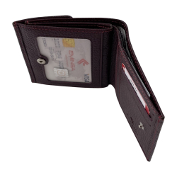 Гаманець жіночий шкіряний Eminsa 2068 18-6 бордовий