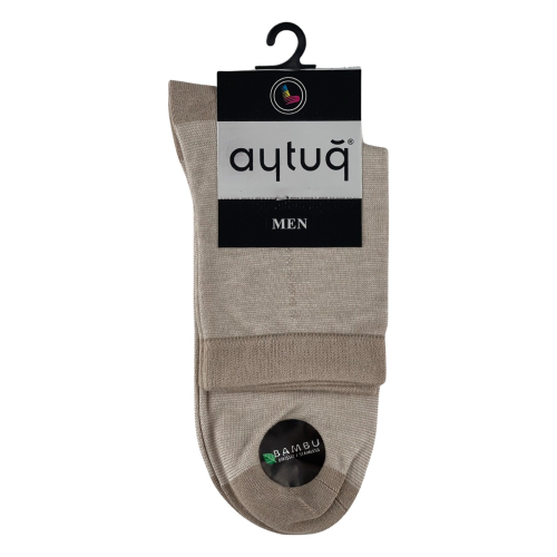 Шкарпетки чоловічі Aytug Bambu 14116 бежеві Size 41-45