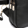 Сумка чоловіча шкіряна через плече Vittorio Safino VS 095 чорна Корсика