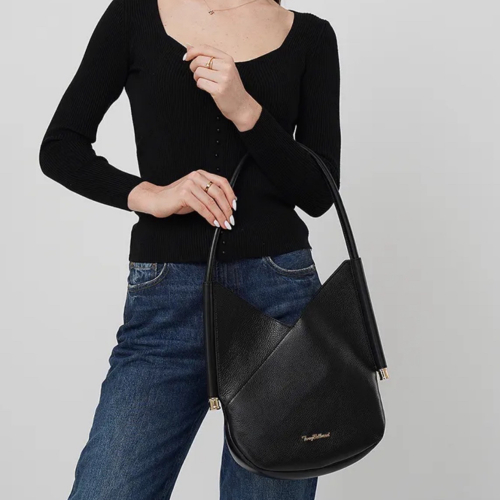 Сумка жіноча шкіряна Tony Bellucci 0870-281 чорна