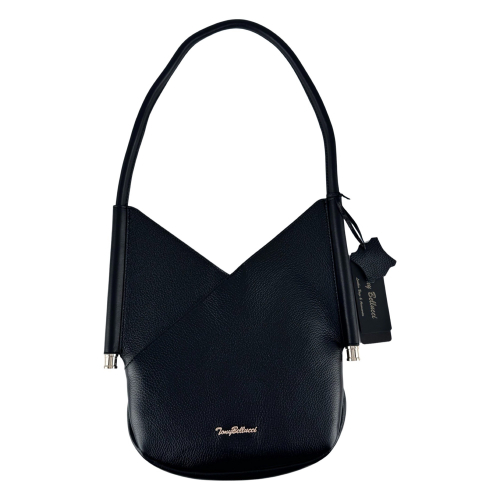 Сумка жіноча шкіряна Tony Bellucci 0870-281 чорна