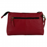 Косметичка жіноча шкіряна Vittorio Safino VS червона Флотар