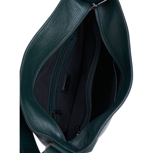 Сумка жіноча шкіряна Tony Bellucci 0721-1005 темно-зелена