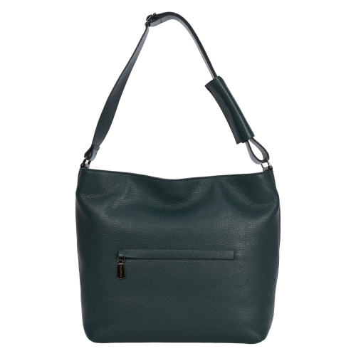 Сумка жіноча шкіряна Tony Bellucci 0721-1005 темно-зелена