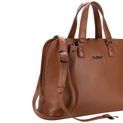 Сумка-портфель жіночий шкіряний Tony Bellucci 0485-285 світло-коричневий
