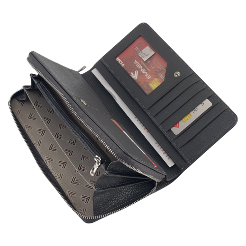 Гаманець жіночий шкіряний Eminsa 2151 18-11 сірий