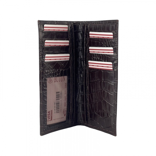 Портмоне чоловіче шкіряне Butun 129-002 004 темно-коричневе