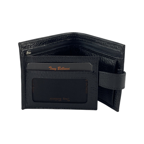 Кошелек мужской кожаный Tony Bellucci T141-893 черный