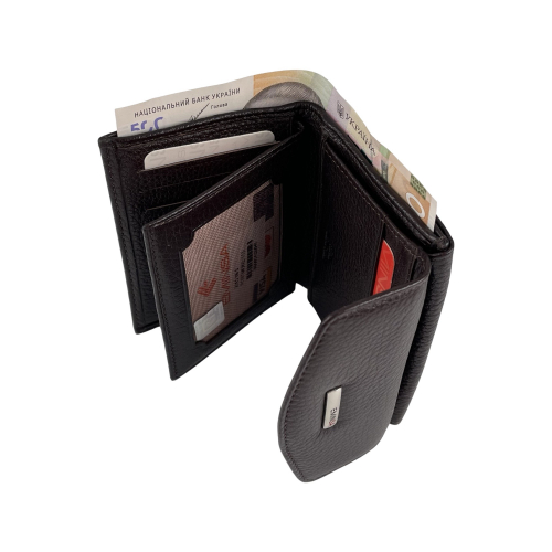 Гаманець жіночий шкіряний Eminsa 2015 18-3 темно-коричневий