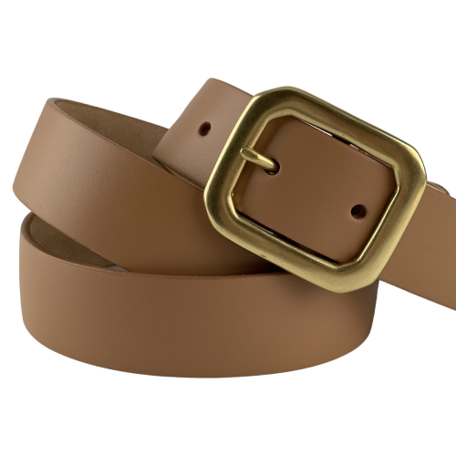 Ремень женский кожаный Кремень 05.35.00.27 120 см карамель