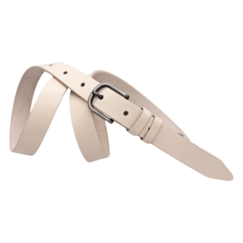 Ремень женский кожаный Кремень 05.25.00.86 молочный 110 см