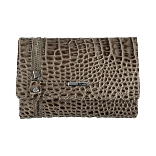 Кошелек женский кожаный Karya 2004-526 светло-коричневый