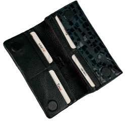 Гаманець жіночий шкіряний лакований Karya 1159-593 смарагдовий