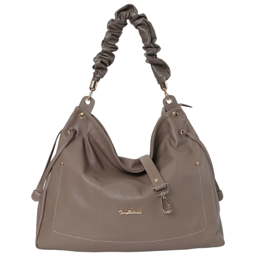 Сумка жіноча шкіряна Tony Bellucci 0700-213 світло-коричнева