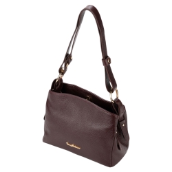 Сумка женская кожаная Tony Bellucci 0653-1905 бордовая